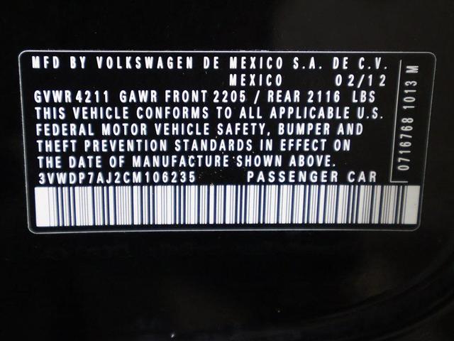 Photo of 2012 Black Uni Volkswagen Jetta
