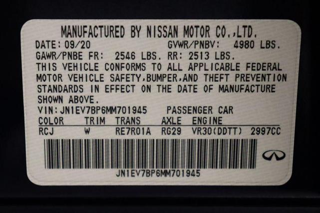 Photo of 2021 Grand Blue INFINITI Q50