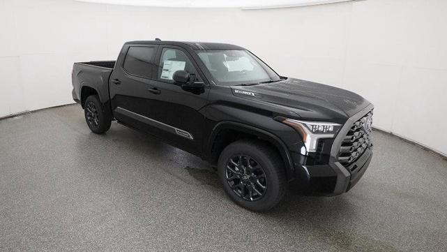Photo of 2025 Midnight Black Metallic Toyota Tundra Hybrid
