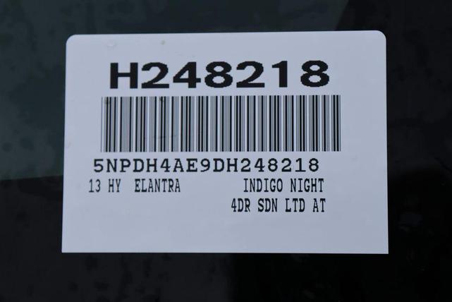Photo of 2013 Indigo Hyundai ELANTRA