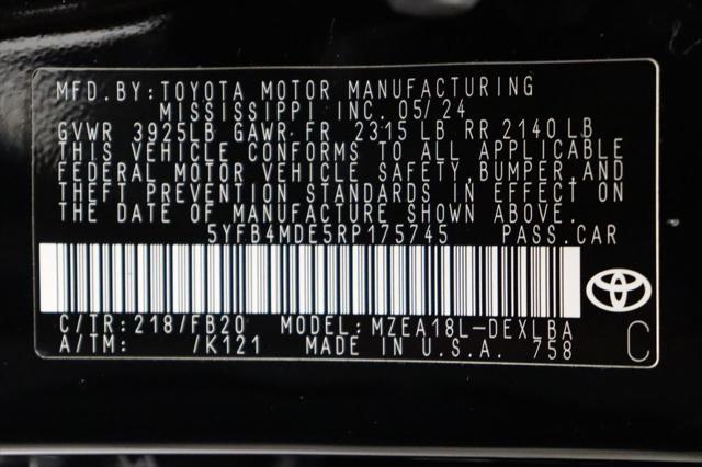 Photo of 2024 Midnight Black Metallic Toyota Corolla