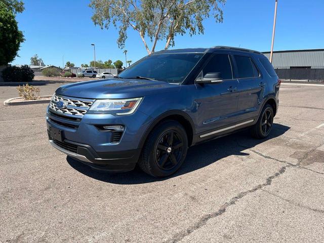 Photo of 2018 Blue Metallic Ford Explorer