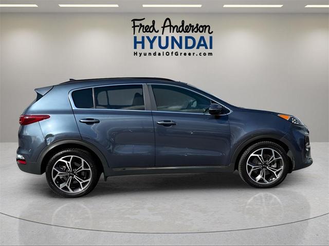 Photo of 2021 Pacific Blue Kia Sportage