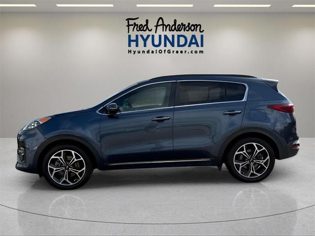 Photo of 2021 Pacific Blue Kia Sportage
