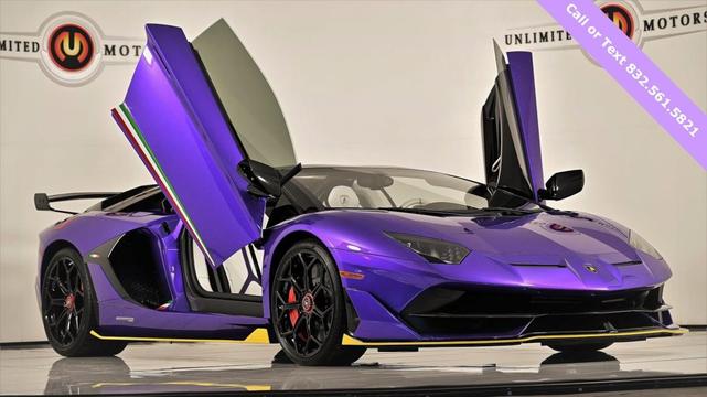 Photo of 2021 Purple Lamborghini Aventador SVJ