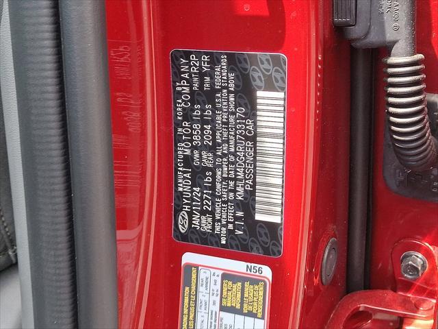 Photo of 2024 Ultimate Red Hyundai ELANTRA