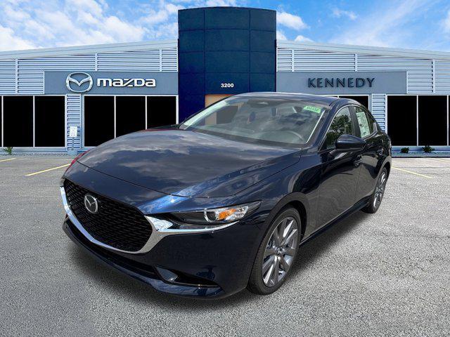 Photo of 2025 Deep Crystal Blue Mica Mazda Mazda3