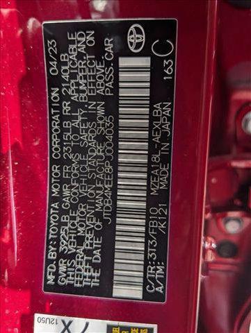 Photo of 2023 Ruby Flare Pearl Toyota Corolla
