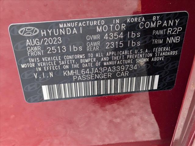Photo of 2023 Ultimate Red Hyundai SONATA