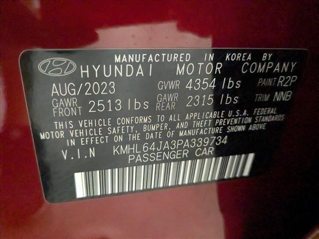 Photo of 2023 Ultimate Red Hyundai SONATA