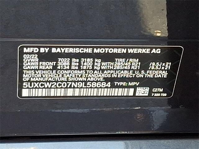 Photo of 2022 Arctic Grey Metallic BMW X7
