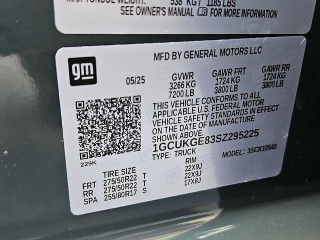Photo of 2025 Gray Chevrolet Silverado 1500