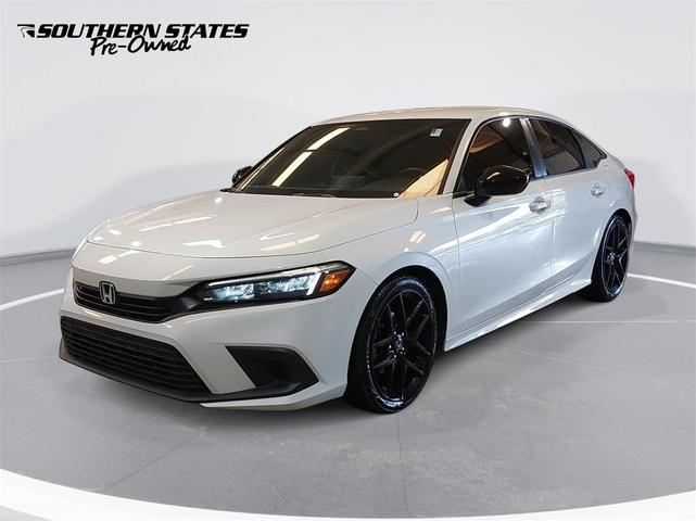 Photo of 2022 Platinum White Pearl Honda Civic