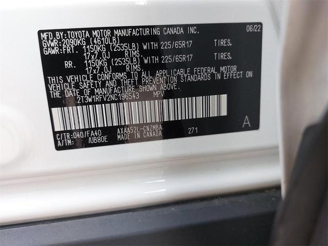 Photo of 2022 White Toyota RAV4