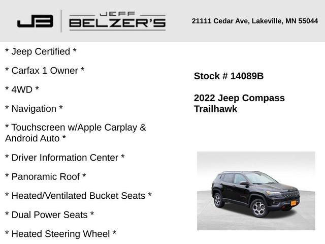Photo of 2022 Diamond Black Jeep Compass