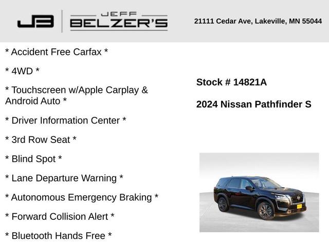 Photo of 2024 Super Black Nissan Pathfinder
