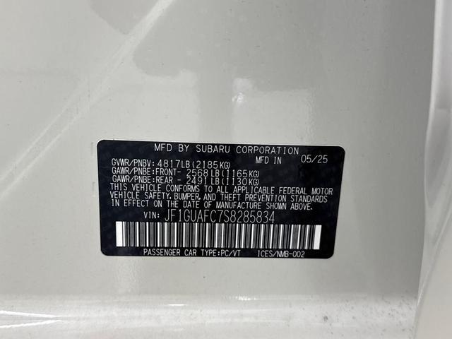 Photo of 2025 Crystal White Subaru Impreza