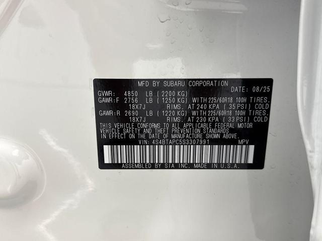 Photo of 2025 Crystal White Pearl Subaru Outback