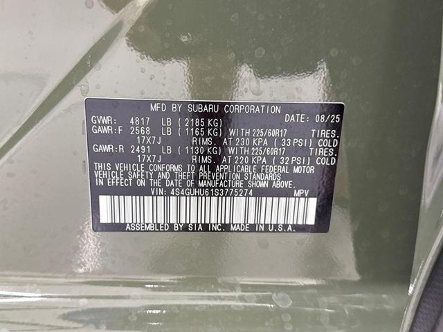Photo of 2025 Alpine Green Subaru Crosstrek