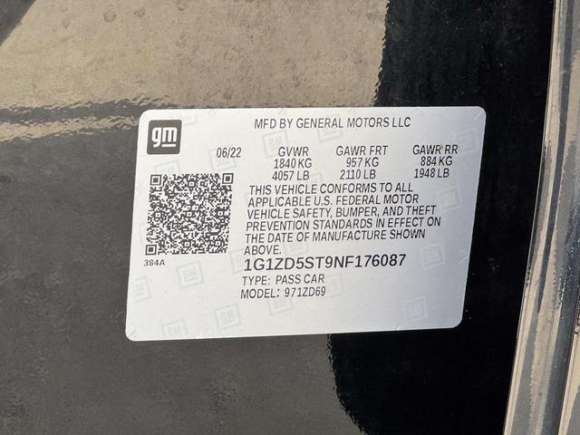 Photo of 2022 Mosaic Black Metallic Chevrolet Malibu