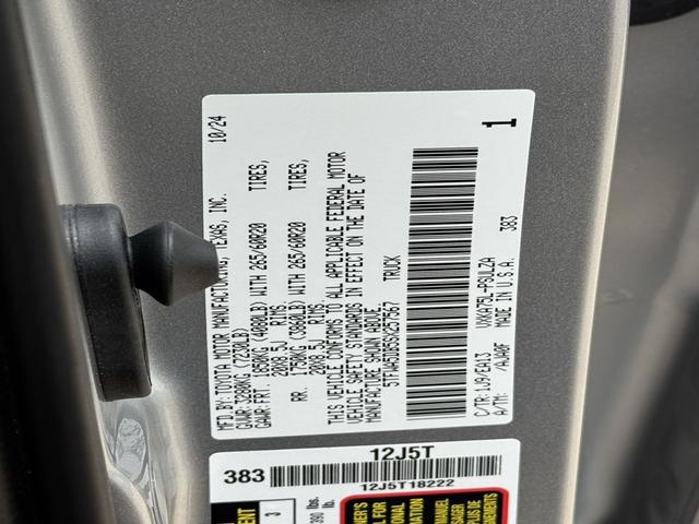 Photo of 2025 Celestial Silver Metallic Toyota Tundra