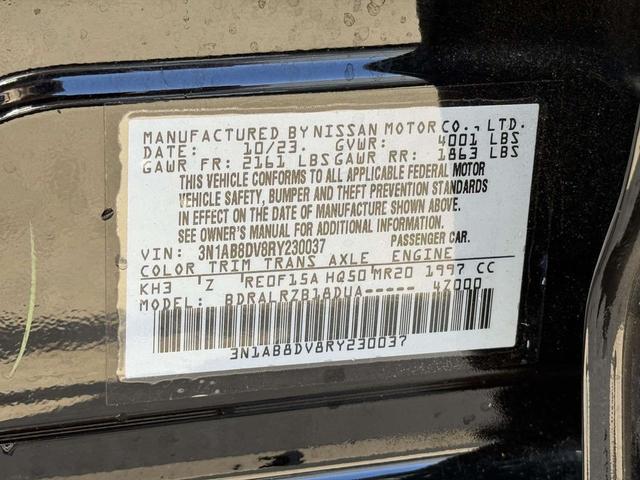 Photo of 2024 Super Black Nissan Sentra