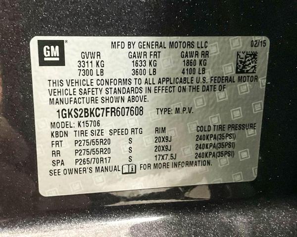 Photo of 2015 Iridium Metallic GMC Yukon