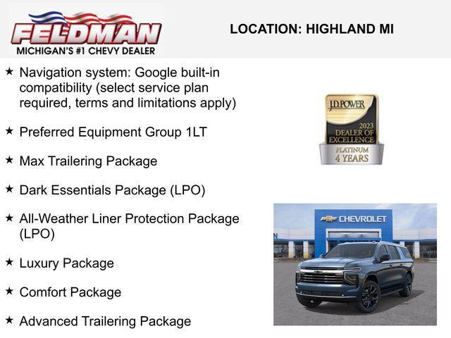 Photo of 2025 Lakeshore Blue Metallic Chevrolet Suburban