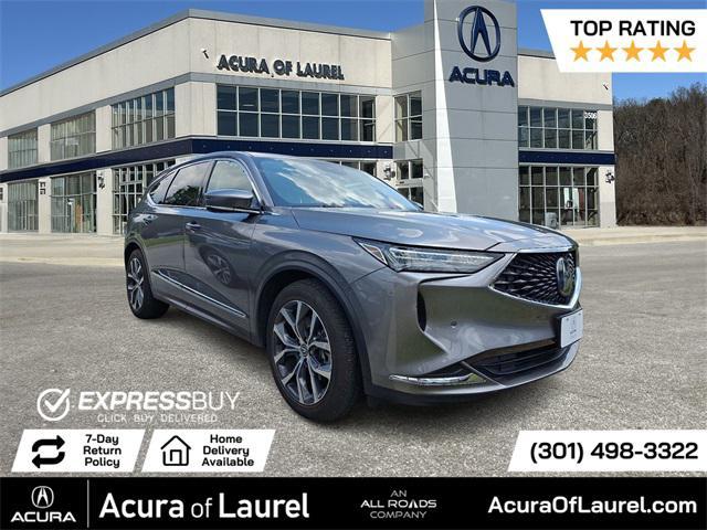 Photo of 2023 Liquid Carbon Metallic Acura MDX