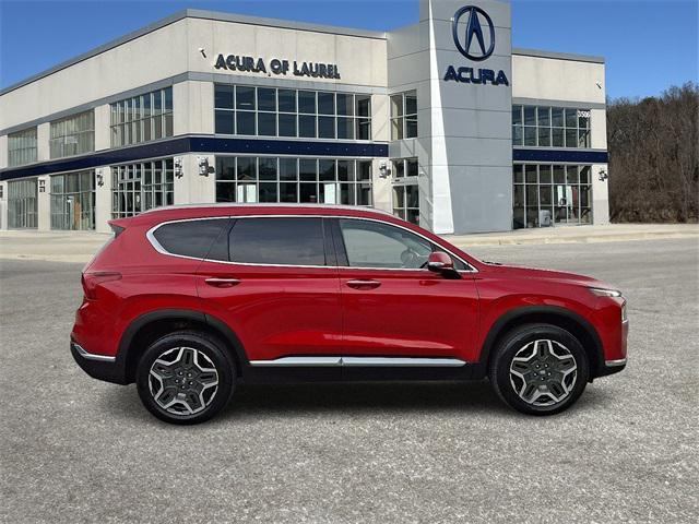 Photo of 2022 Calypso Red Hyundai SANTA FE