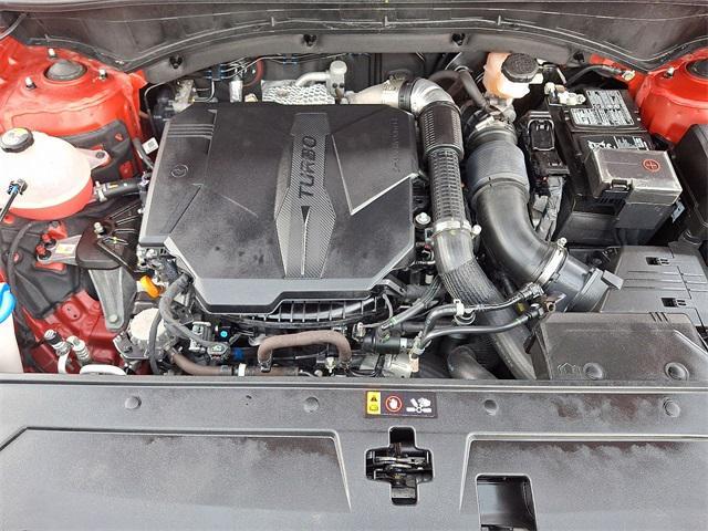 Photo of 2022 Calypso Red Hyundai SANTA FE