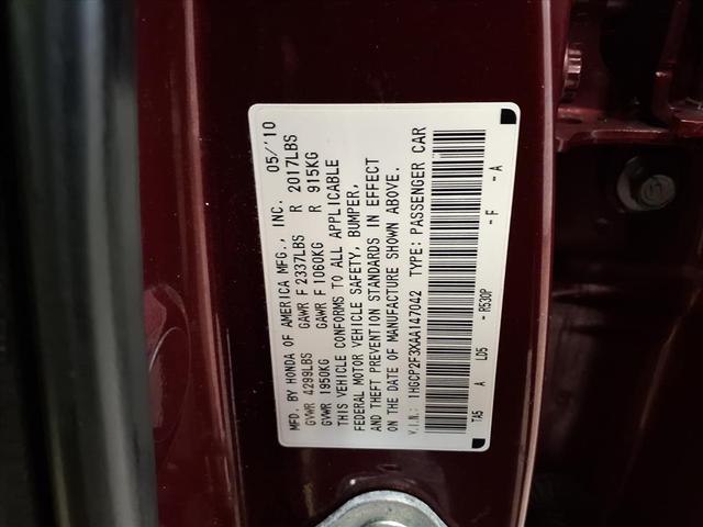 Photo of 2010 Basque Red Pearl Honda Accord
