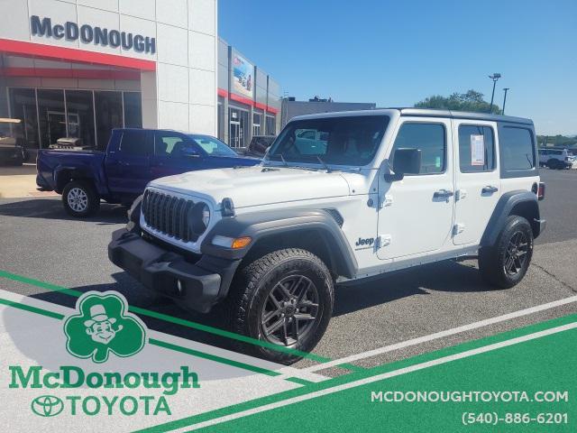 Photo of 2024 Bright White Clearcoat Jeep Wrangler