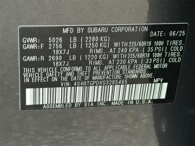 Photo of 2025 Gray Subaru Outback