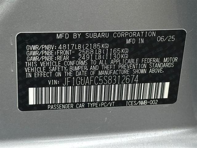 Photo of 2025 Ice Silver Metallic Subaru Impreza