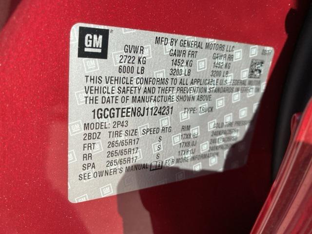 Photo of 2018 Cajun Red Tintcoat Chevrolet Colorado