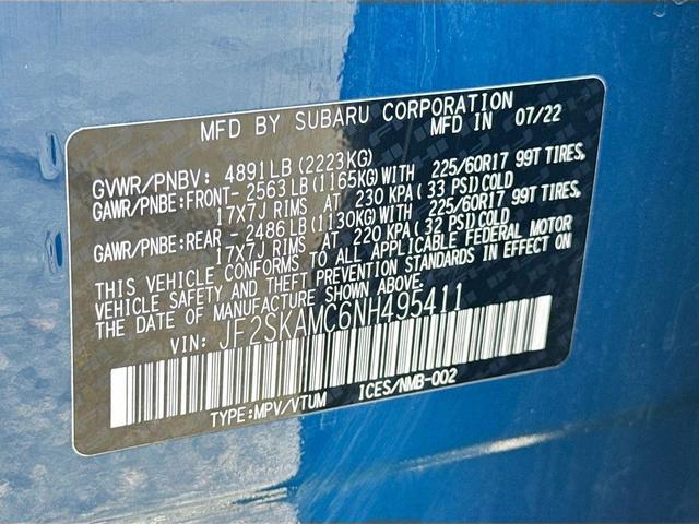 Photo of 2022 Geyser Blue Subaru Forester