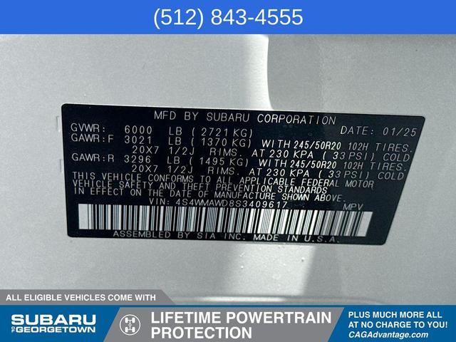 Photo of 2025 Crystal White Pearl Subaru Ascent