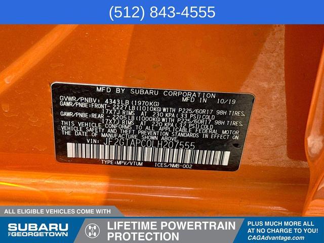 Photo of 2020 Sunshine Orange Subaru Crosstrek