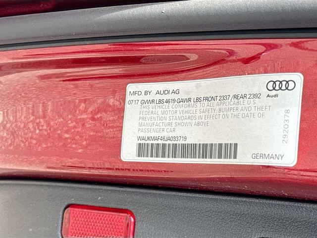 Photo of 2018 Matador Red Metallic Audi A4