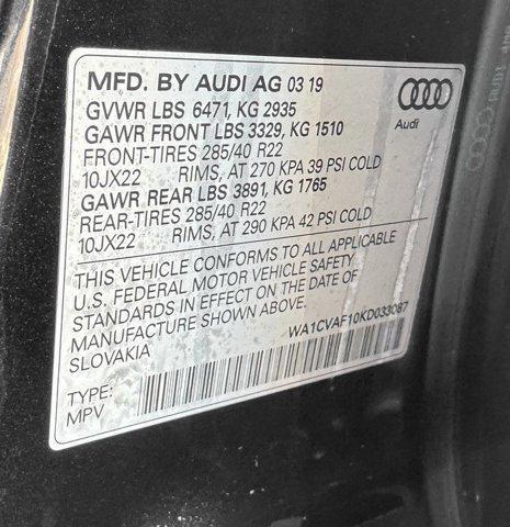 Photo of 2019 Night Black Audi Q8