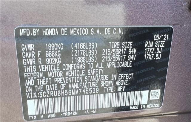 Photo of 2021 Midnight Amethyst Metallic Honda HR-V