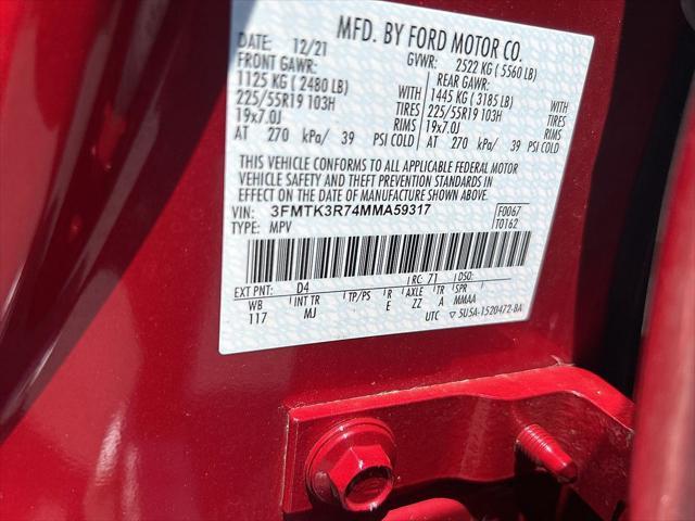 Photo of 2021 Red Metallic Ford Mustang Mach-E