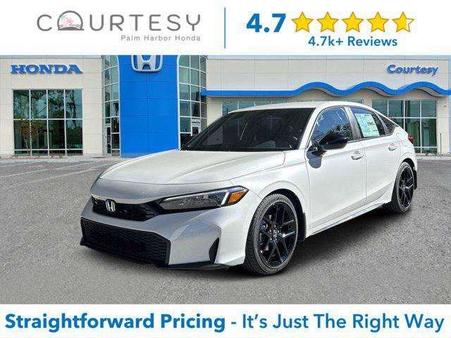 Photo of 2025 Platinum White Pearl Honda Civic