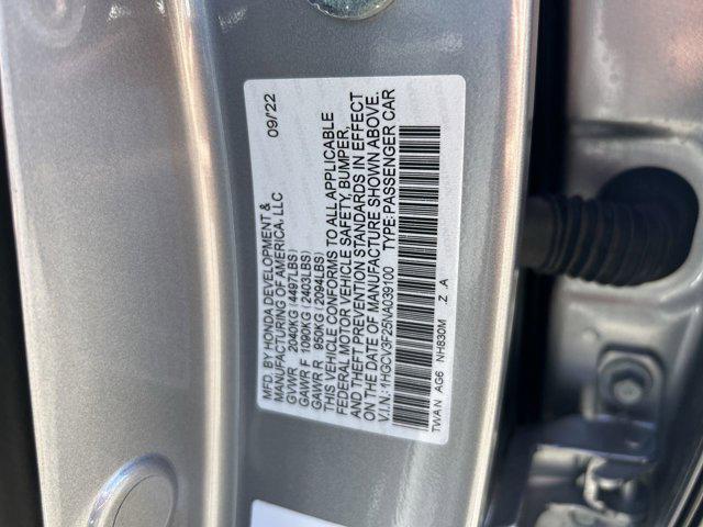 Photo of 2022 Sonic Gray Pearl Honda Accord Hybrid