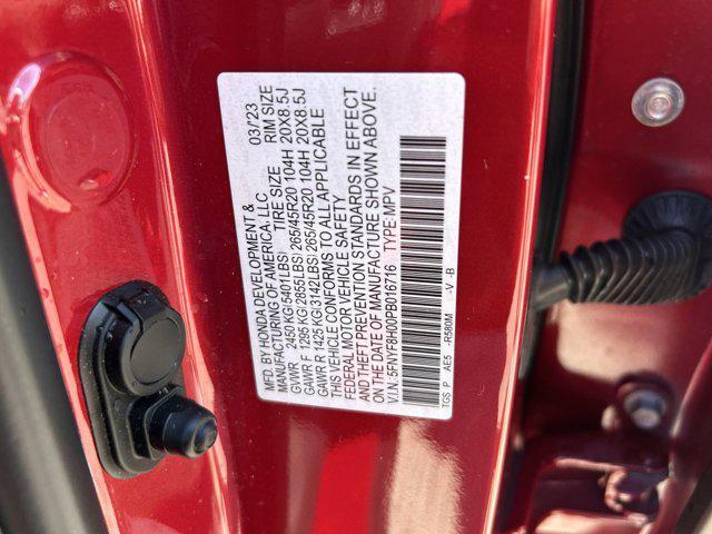 Photo of 2023 Radiant Red Metallic II Honda Passport