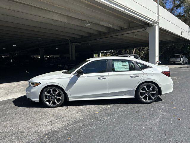 Photo of 2025 Platinum White Pearl Honda Civic Hybrid