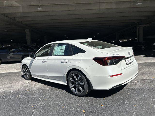 Photo of 2025 Platinum White Pearl Honda Civic Hybrid