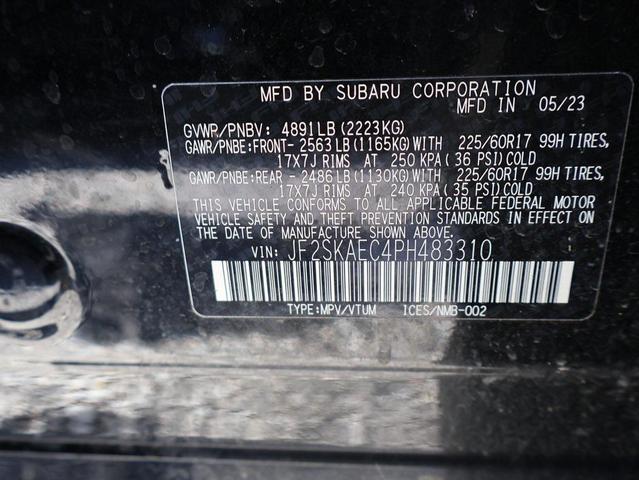 Photo of 2023 Crystal Black Silica Subaru Forester
