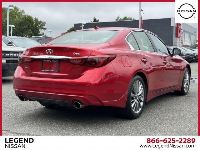 Photo of 2022 Dynamic Sunstone Red INFINITI Q50